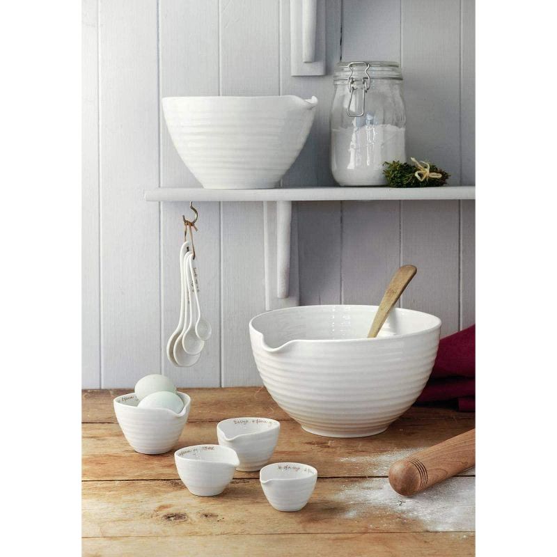 Portmeirion Sophie Conran Measuring Cups, Set of 4 - 1, ½, ⅓, ¼ cup, 4 of 5