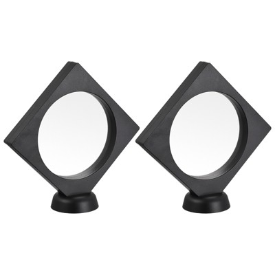 Unique Bargains Square TPU film 3D Jewelry Box with Base 2 Pcs