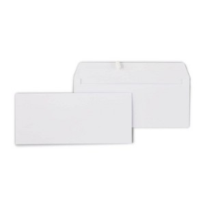 Staples Easy Close #10 Envelope 4-1/8" x 9-1/2" White 500/Box (381912) - 1 of 4