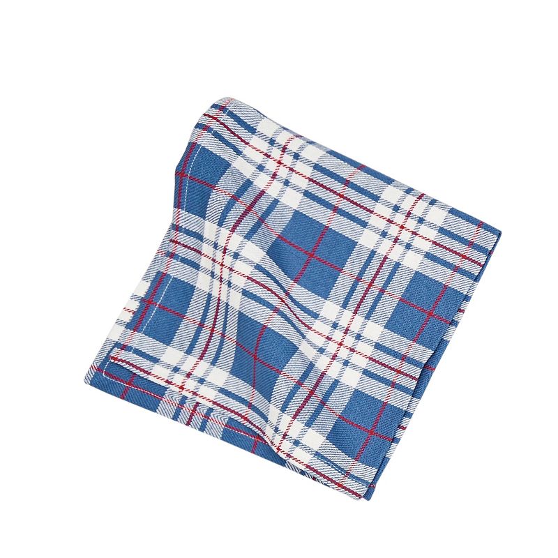 C&F Home Parker Blue & Red Plaid July Fourth Napkin Set of 6, 1 of 6