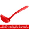 Betty Crocker Silicone 13 Inch Ladle, Red - 4 of 4