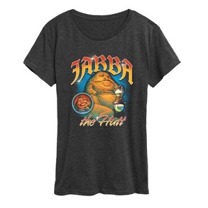 Women's - Star Wars - Jabba The Hut Short Sleeve Graphic T-Shirt - 1 of 4