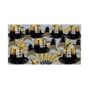 Beistle New Year Gold Entertainer Asst for 50 Gold - 1 of 2