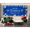 7x16ft Christmas Garage Door Banner - Weather-Resistant Vinyl Holiday Banner for Outdoor Indoor Decor, Home, Church & Party (Blue) - 2 of 4