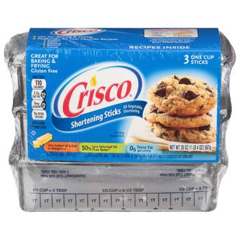 Crisco Butter Flavor All-vegetable Shortening Baking Sticks - 20oz -3ct :  Target