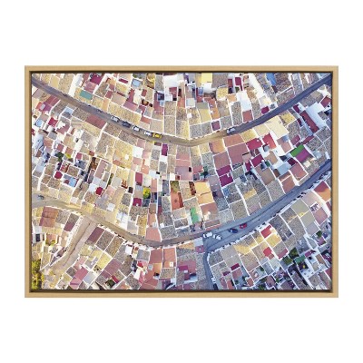 Natural Multicolor Landscape Canvas Wall Art, 23x33