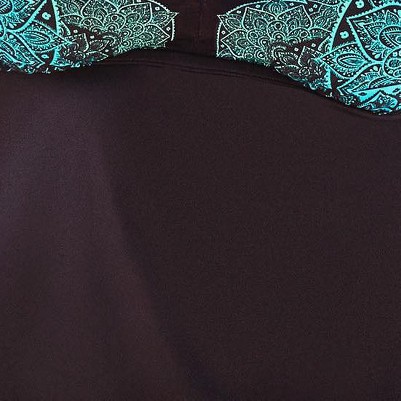 blue ombre lace print