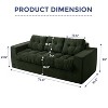 MAXYOYO 3 Seater Couch for Living Room, Boneless Couch with Tufted Cushion & Backrest, Sofa in A Box, No Assembly Required - 2 of 4