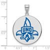 Black Bow Jewelry Sterling Silver New Orleans Privateers NCAA Extra Large Pendant - 2 of 3