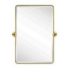 TEHOME Woodvale Rectangular Metal Framed Wall Mounted Bathroom Vanity Mirror - 4 of 4
