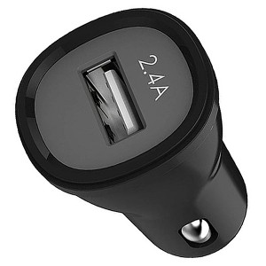 Ampd- Single Port Car Charger Adapter 5v 2.4a - Black - 1 of 3