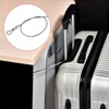 Unique Bargains Stainless Steel Retractable Thin Lanyard Cables with Key Rings 10 Pcs - 4 of 4