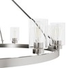 Hunter 44" Hartland 12-Light Ceiling Chandelier Brushed Nickel Finish - Elegant Indoor Lighting for Dining & Living Spaces - 3 of 4