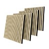 4 Pcs 23.6 Inch X23.6 Inch Sound-Absorbing And Soundproof Panels, Used As Wooden Strip Wall Panels For Interior Wall Decoration - 2 of 4