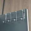 Evideco French Home Goods Versatile Over-the-Door Metal Rack with Ceramic Hooks - 2 of 4