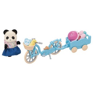 Calico Critters Pookie Panda Girl's Cycle & Skate Set, Dollhouse Playset with Figure and Accessories - 1 of 4