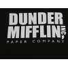 The Office Dunder Mifflin Logo Women's Black Short Sleeve Crew Neck Tee - 2 of 3