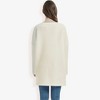 Anna-Kaci Women's Oversized V-Neck Fleece Tunic Sweater Long Sleeve Cozy Top - 3 of 4