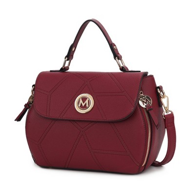 MKF Collection Clementine Vegan Leather Women’s Satchel Handbag Purse by Mia K