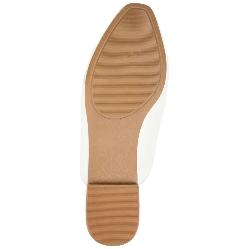 Journee Collection Womens Akza Slip On Square Toe Mules Flats, 6 of 11