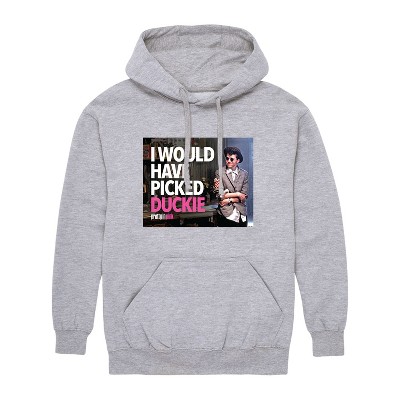 Men's - Pretty in Pink - Duckie & Blane Graphic Fleece Pullover Hoodie
