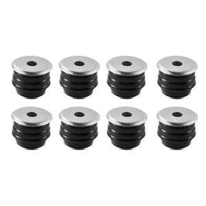 VEVOR Body Mount Bushing Kit, Compatible with 2008-2016 F250 F350 Super Duty, 60 PCS Polyurethane Body Mount Kit, Quick Replacement, Black - 1 of 4
