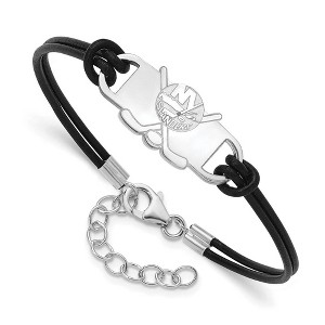 Black Bow Jewelry Sterling Silver New York Islanders NHL charm Bracelet 7 Inch - 1 of 3
