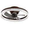 Mayeerty Ceiling Fans with Lights, Minimalist Ring Led Chandelier Fan with Remote Control Modern Ceiling Lamp - 3 of 4