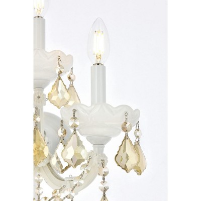 White Crystal Trim Dimmable Wall Sconce with Royal Cut
