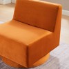 VANOMi 29.8’’ Upholstered Armless Swivel Accent Chair - 3 of 4