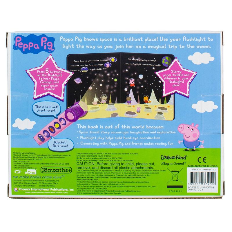Peppa Pig: Moonlight Bright Book and 5-Sound Flashlight Set - by  Pi Kids (Mixed Media Product), 4 of 5