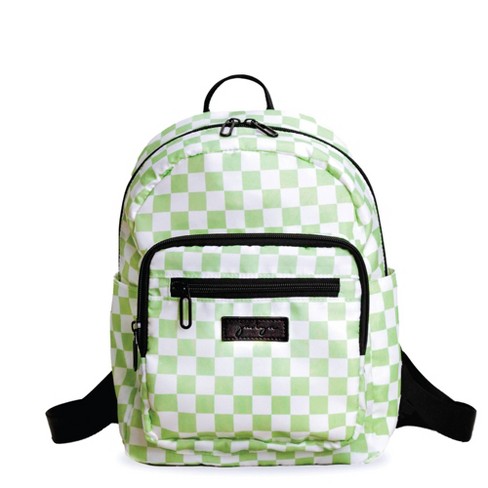 Jadyn Millie 11 Mini Backpack Checkered Green