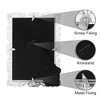 REGALWOVEN Shiny Clear Glass Vintage Velvet Panel Back Picture Frame - 3 of 4