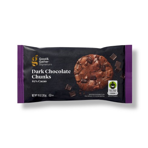Signature Dark Chocolate Chunk - 10oz - Good & Gather™ - image 1 of 3