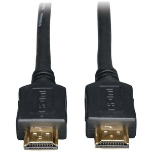 Tripp Lite 1080p HDMI® Male/Male Standard-Speed HDMI® Gold Cable, Black - 1 of 3