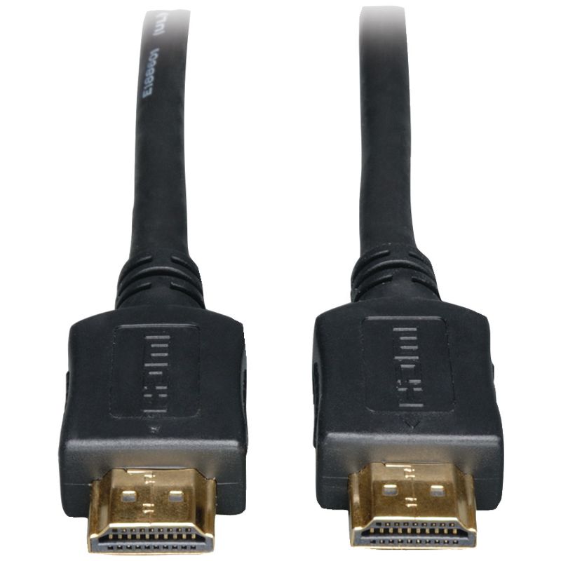 Tripp Lite Standard-Speed HDMI® Gold Cable, Black, 1 of 5