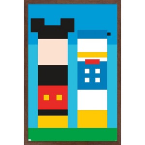 Trends International Disney Mickey Mouse & Donald - Pixels Framed Wall Poster Prints - 1 of 4