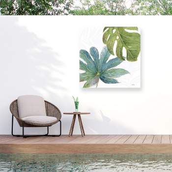 "Tropical Blush VII" Outdoor Canvas
