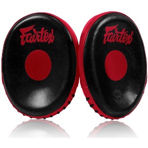Fairtex FMV15 Curved Muay Thai Boxing Focus Punch Mitts - 1 of 4