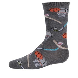Memoi Boys' Sports Rayon from Bamboo Crew Socks - 1 of 4