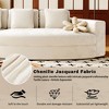 115.7" Chenille Curved Modular Sectional Sofa with 5 Pillows - 4 of 4