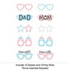 Big Dot of Happiness Baby Gender Reveal Glasses - Paper Card Stock Team Boy or Girl Party Photo Booth Props Kit - 10 Count - 3 of 4