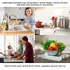 Kitchen Dish Cloth-Set of 16- 12.5x12.5-100% Cotton Wash Cloths-4 Colors of Modern Farmhouse Multi Stripes-Dishcloths for Cleaning by Lavish Home - 3 of 4