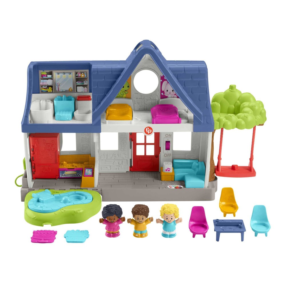 Photos - Doll Accessories Little People Fisher-Price  Friends Together Play House 