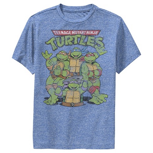 Boy's Teenage Mutant Ninja Turtles Best Friend Shot Performance Tee - Royal  Blue Heather - X Large