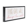 Stupell Industries Girl Power Motivational Phrase, 31" x 14" - 3 of 4