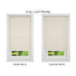 Linen Avenue Cordless Light Filtering Roller Shade, Beige and Taupe