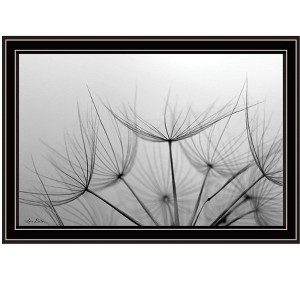 HomeRoots Love is a Delicate Flower Black Framed Print Wall Art - 1 of 4