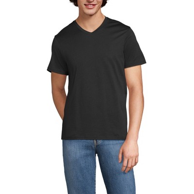 Lands' End Men's Short Sleeve Supima V-Neck Tee
