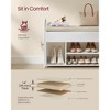 Rustic Shoe Bench with Inner Storage and PU Pockets - Entryway Essential for Organization and Style - 4 of 4